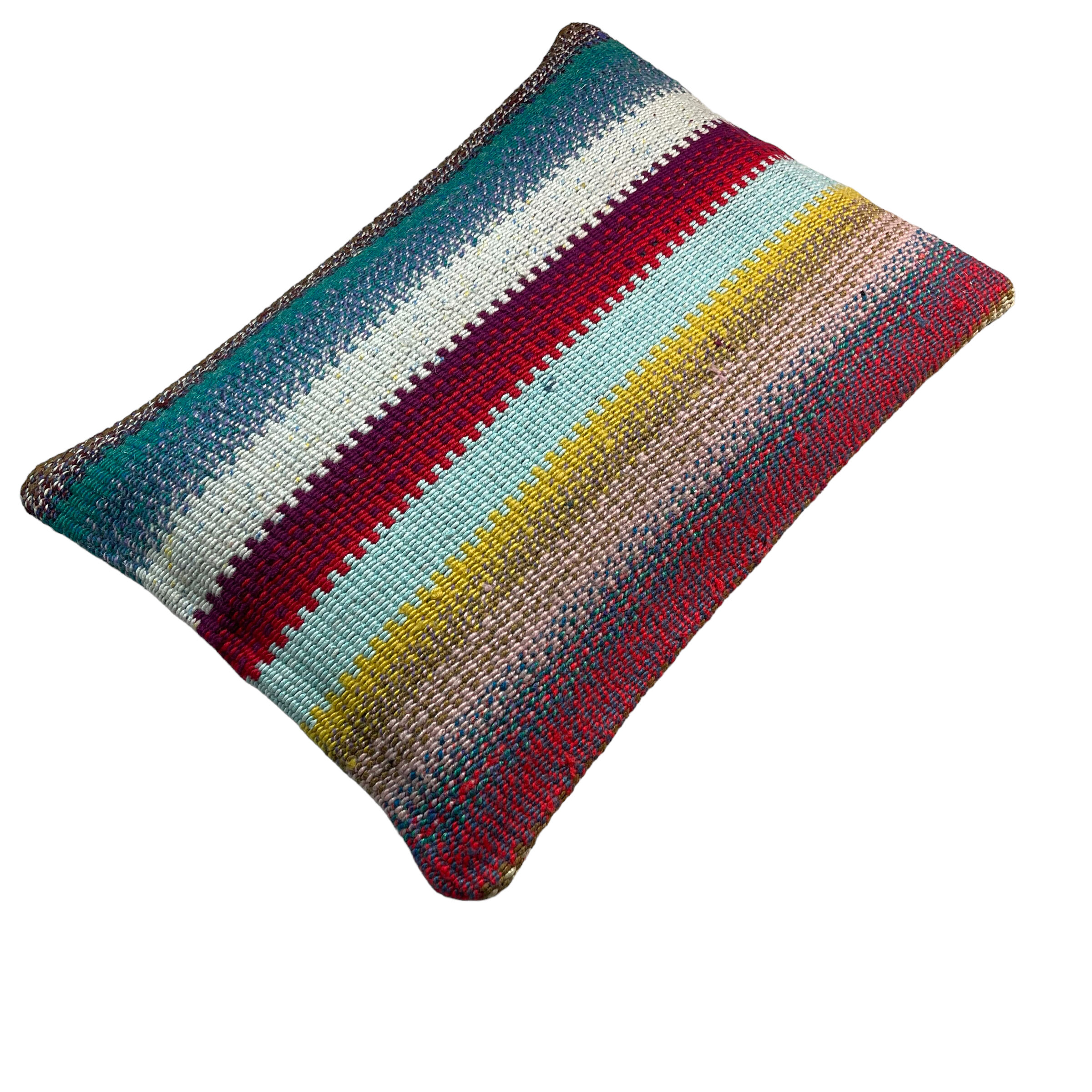 Vintage turkish handmade cushion cover , 30 x 50 cm