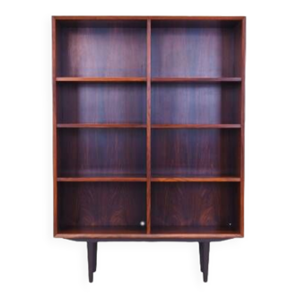 Rosewood bookcase, Danish design, 1960s, manufactured by Brouer Møbelfabrik