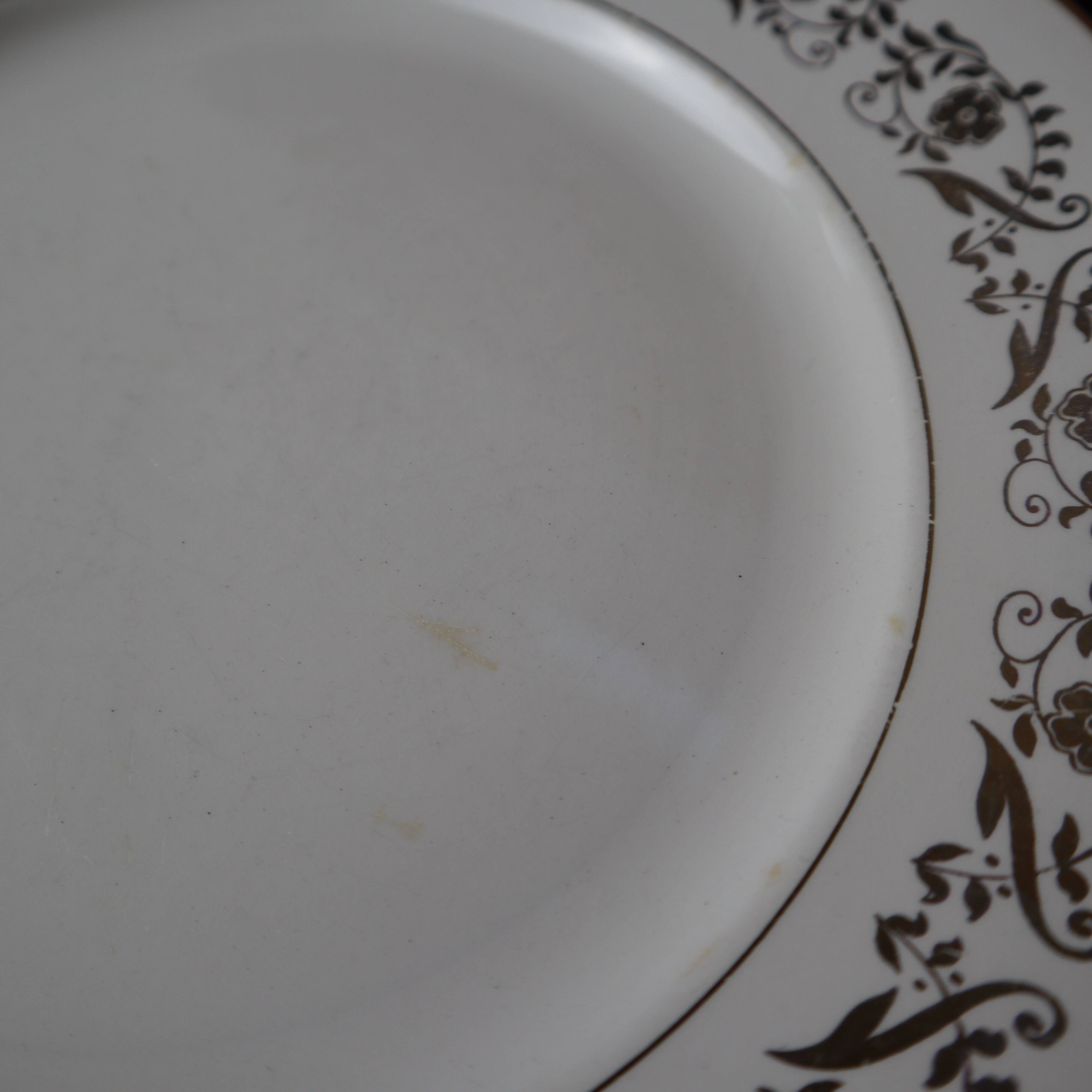10 old flat earthenware plates Moulin des loups model Flandre