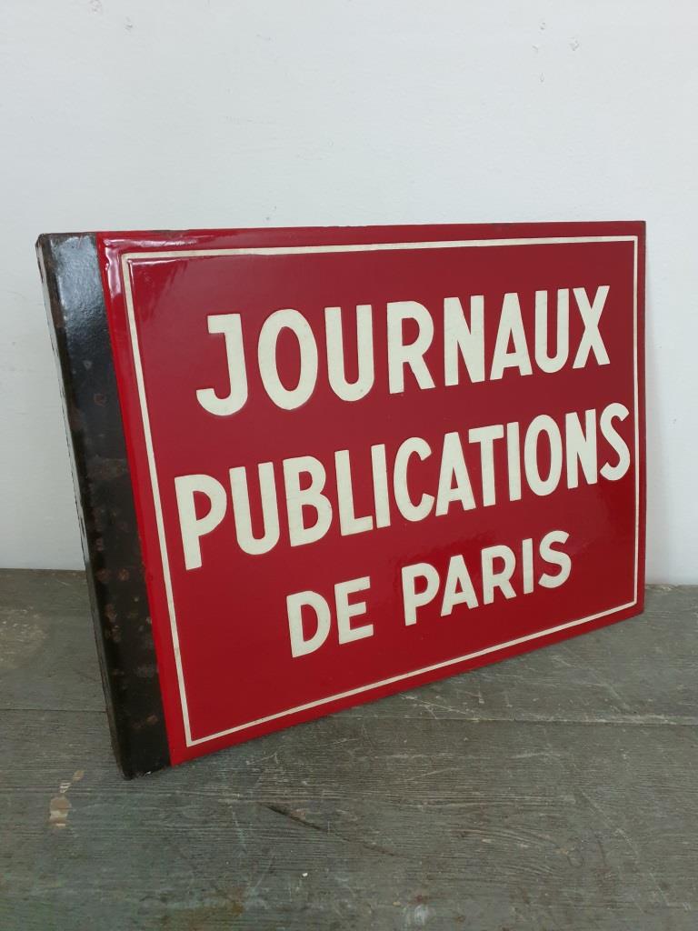 PARIS Newspapers Plaque