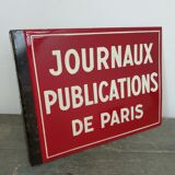 PARIS Newspapers Plaque