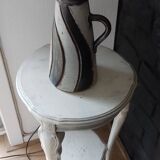 Very beautiful enameled stoneware jug from the 1950s