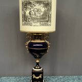 Limoges. Grande lampe de table.