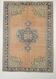 Samon & Blue Luxury Vintage Rug, Large Area Vintage Persian Rug, 218x302 Cm