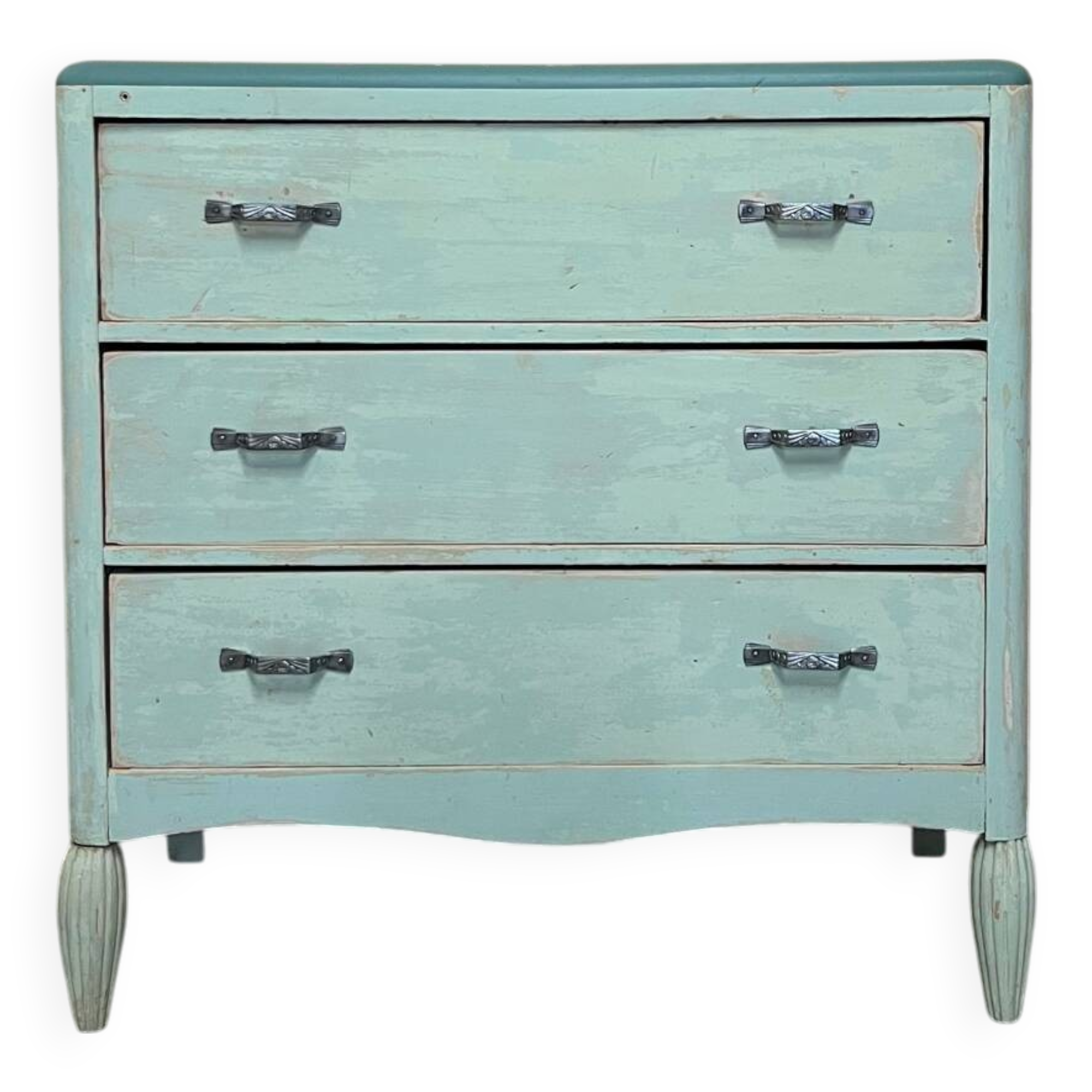 Vintage art deco three-drawer chest of drawers