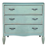 Vintage art deco three-drawer chest of drawers