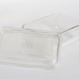 Duralex glass butter dish