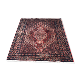 Tapis d'orient persan iranien tribu kurde senneh 1.25 X 1.50 m