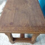 Solid oak farmhouse coffee table
