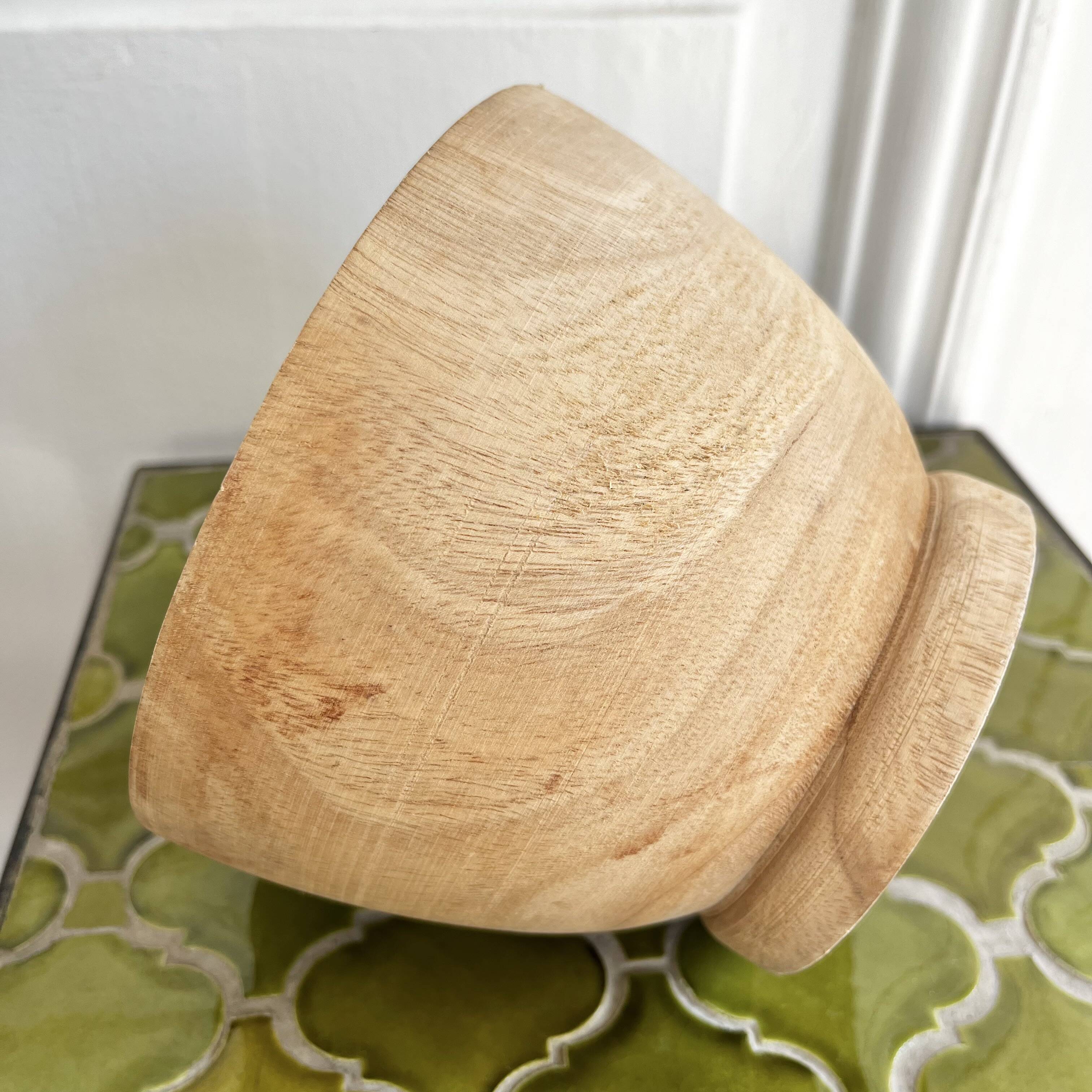 Cup raw solid wood