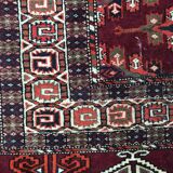 Tapis ancien Turkmen Afghan fait main 137X198 CM