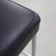 4x Chrome and Leather Bar Stools, 1980s