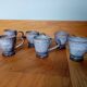 Tasses ou verres à liqueur en grès