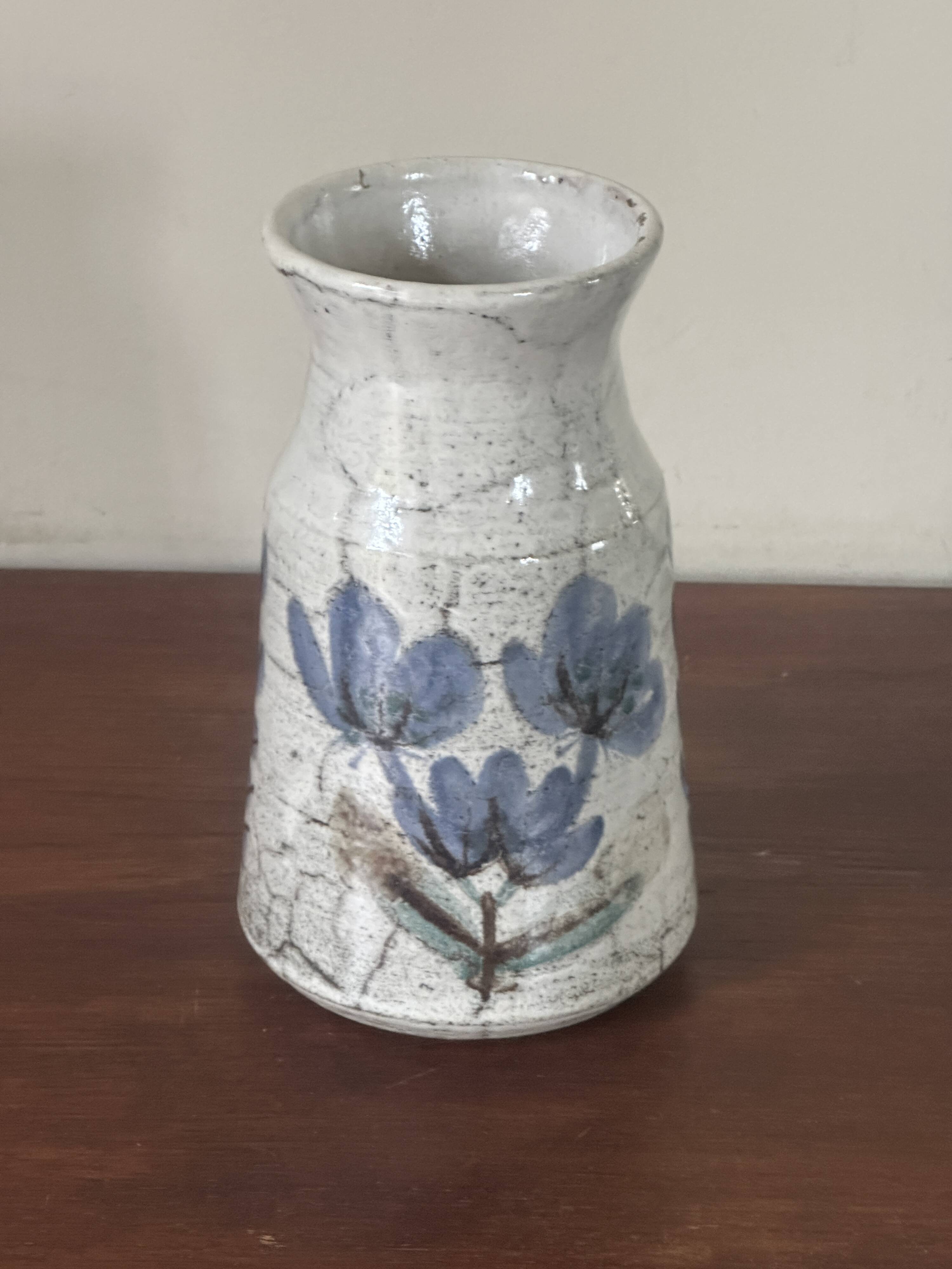 Vase céramique Gustave Raynaud vintage années 60