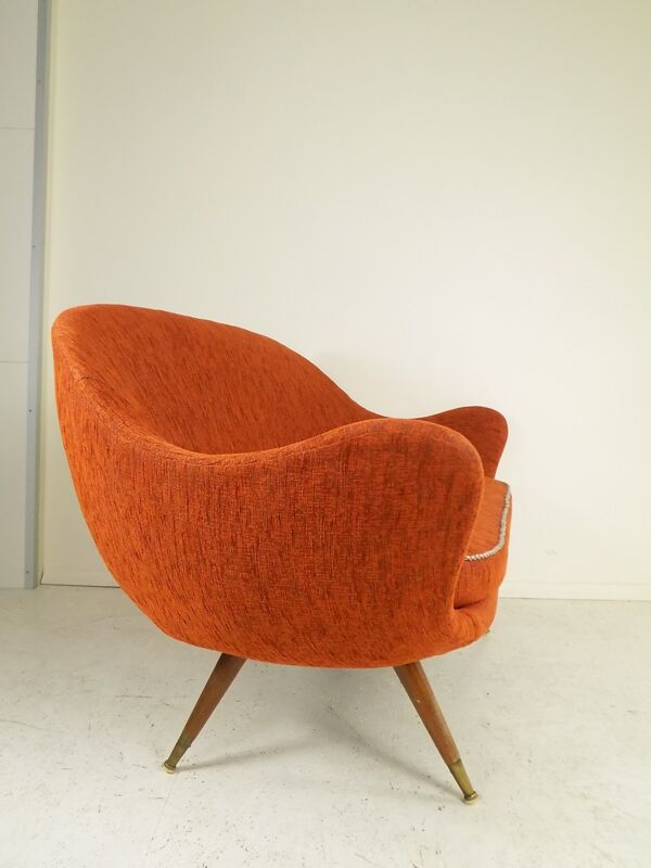 Canapé sofa années 50 oeuf egg