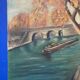 Robert morin, les quais de notre-dame de paris, huile sur toile