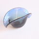 Seguso Dalla Venezia double base trinket bowl, Murano 1950s.