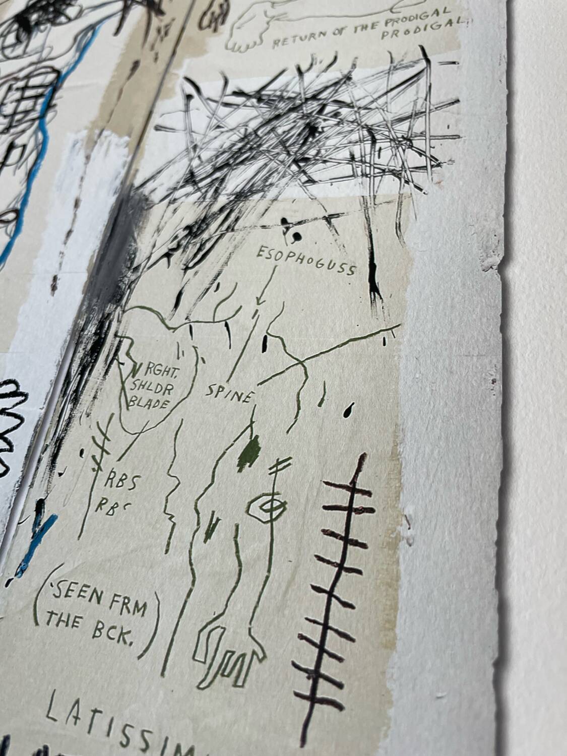 Jean Michel Basquiat (1960-1988), Leonardo da Vinci’s Greates Hits, 1982, Copyright Estate of Jean Michel Basquiat, Licensed by Artestar New York, Printed in UK