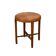 Dutch Art Deco Amsterdam School side table of solid and veneered oak