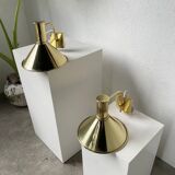 Pair of Hovik Lys brass wall lights Jonas Hidle Denmark