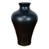 Vase céramique noire vintage