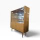 Vintage wooden display cabinet / multi-level display / bar furniture