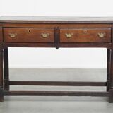 Antique English Oak Sideboard / Side Table from the Late 18th Century