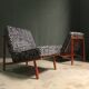 2 x Alf Svensson Domus 1 armchairs for Dux, 1950's