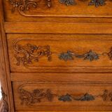 Light oak chest of drawers from the early 20th century, Western Europe. After renovation.