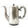 Hotel coffee pot, Eclecticism, silver-plated brass, Poland, 1920s.