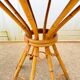 Round rattan table dia 65cm vintage 60s