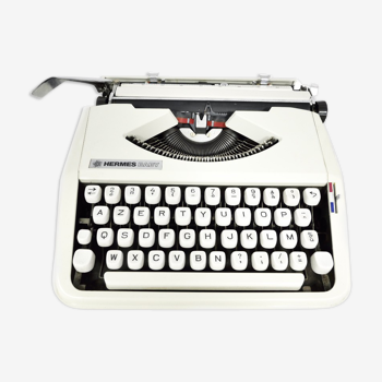 Baby Hermes typewriter beige + bag