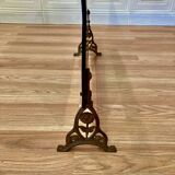 Metal fireplace screen from the period.