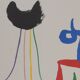 Joan Miró: Surrealist Couple, signed lithograph