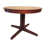 Vintage round mahogany table with central base