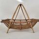 Basket newspaper holder rattan magazines