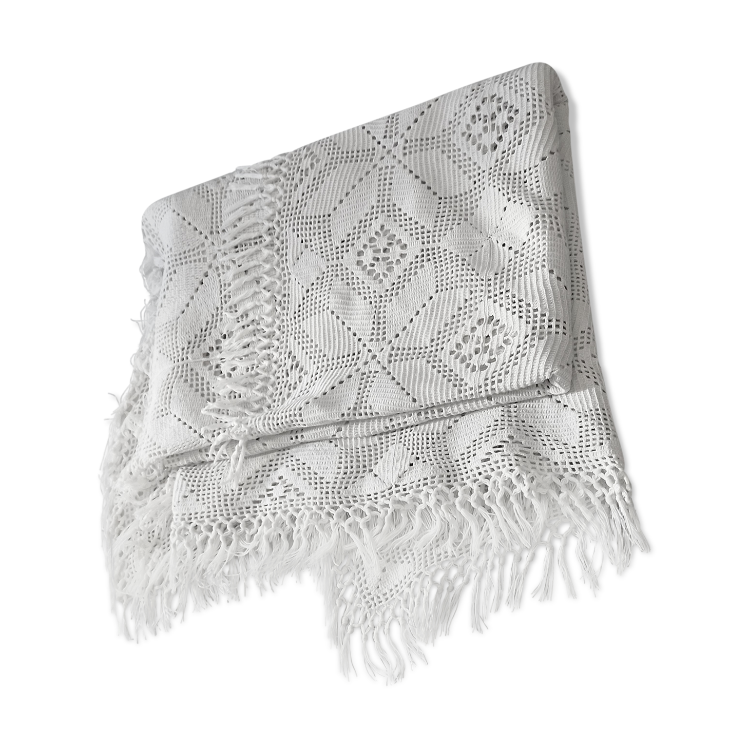 Bed cover with vintage scale 180 x 200 cm