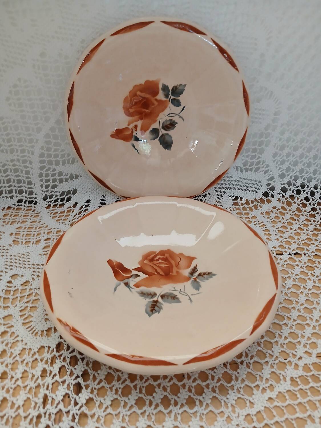 25 old Digoin and Sarreguemines plates