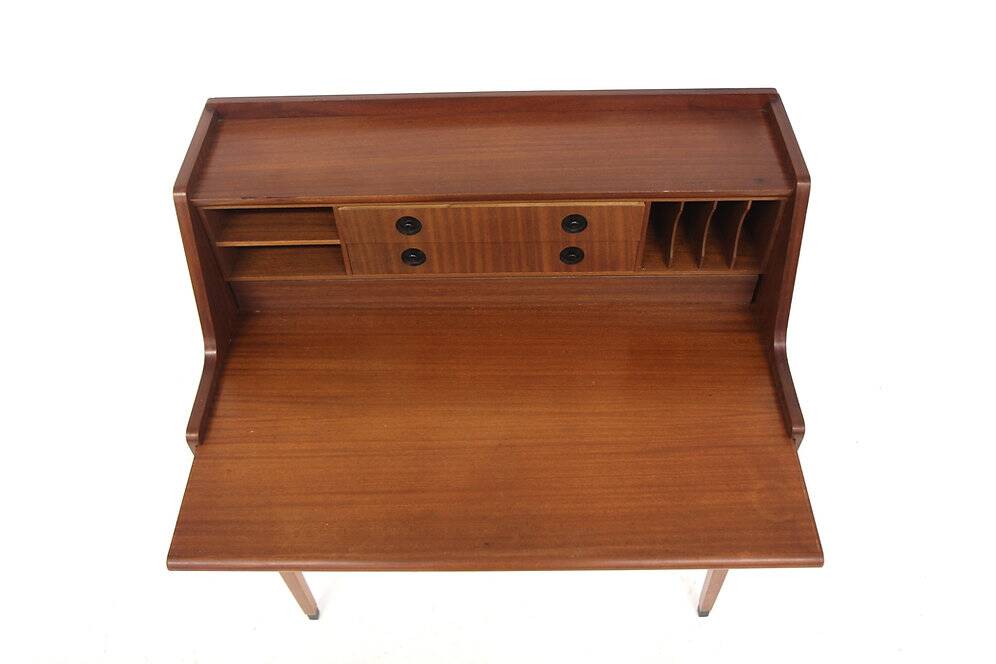 Scandinavian mahogany secretary, Sweden, 1950
