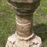 Holy water font on stone column (17th century)