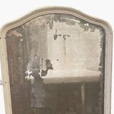 Louis Philippe mirror in wood and patinated stucco 19th century