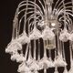 Set of 2 Julia Roberts, Vintage White Murano Chandelier, 1980s