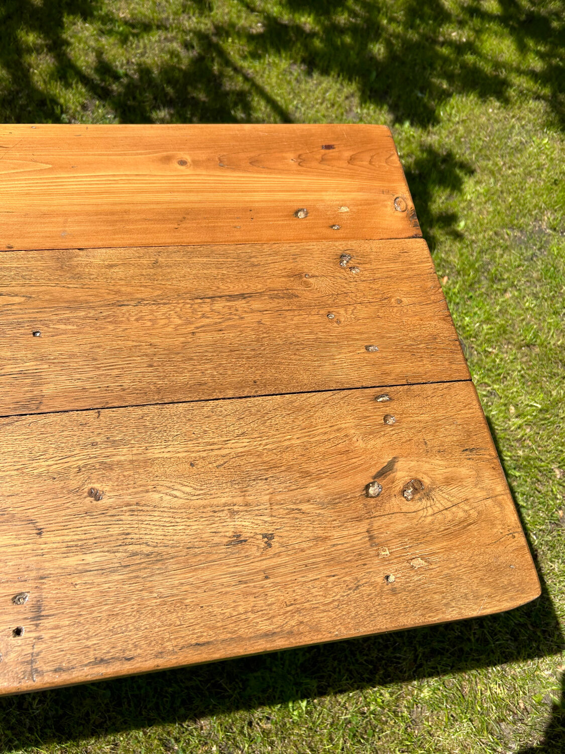 Oak farmhouse table 1 drawer