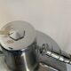 Vintage lamp 1960 industrial desk chrome vice - 60 cm