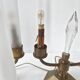Pair of vintage candlestick lamps from the 1950s.