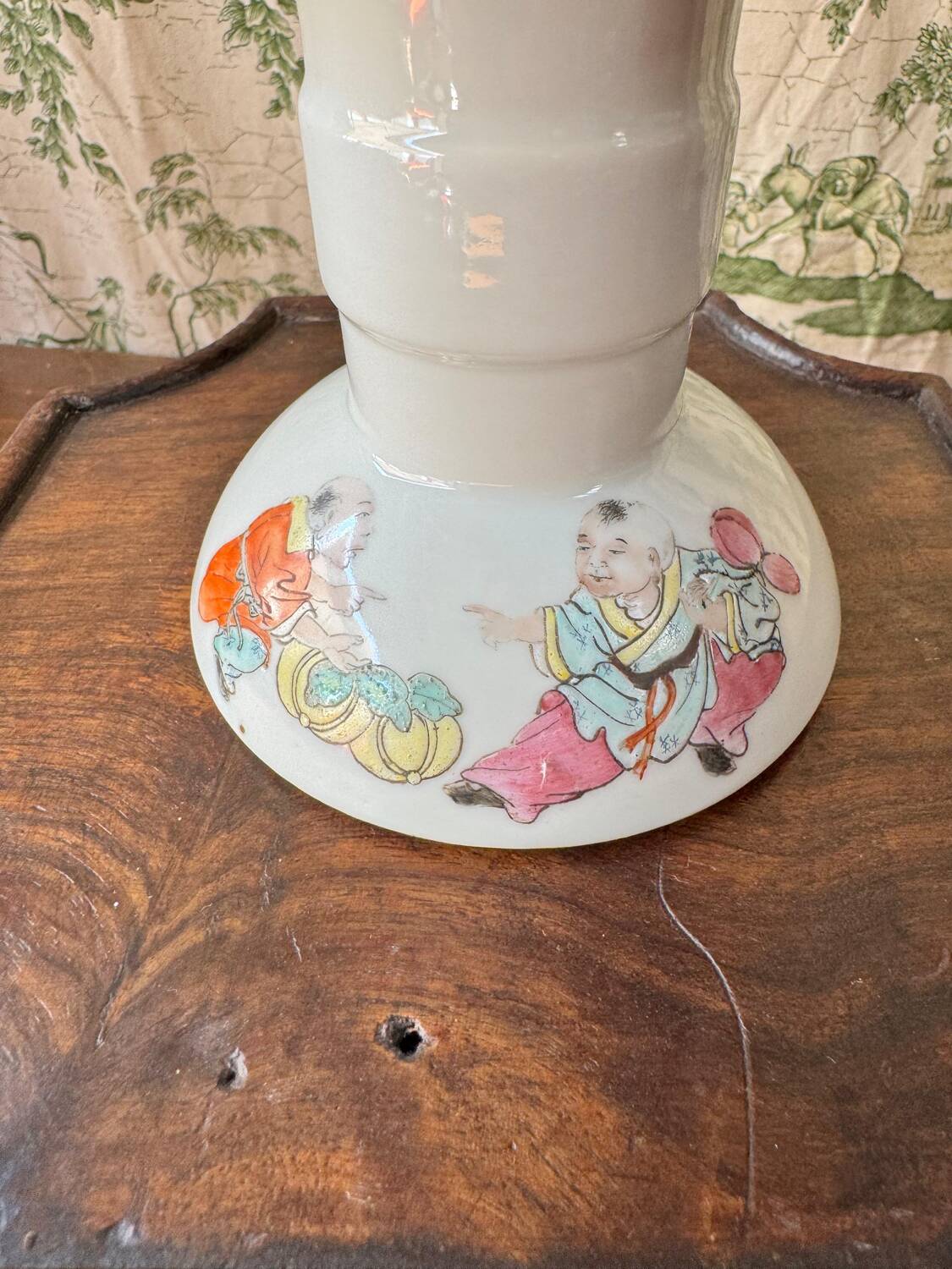 Chinese porcelain candlestick – Republic period (1912–1949)