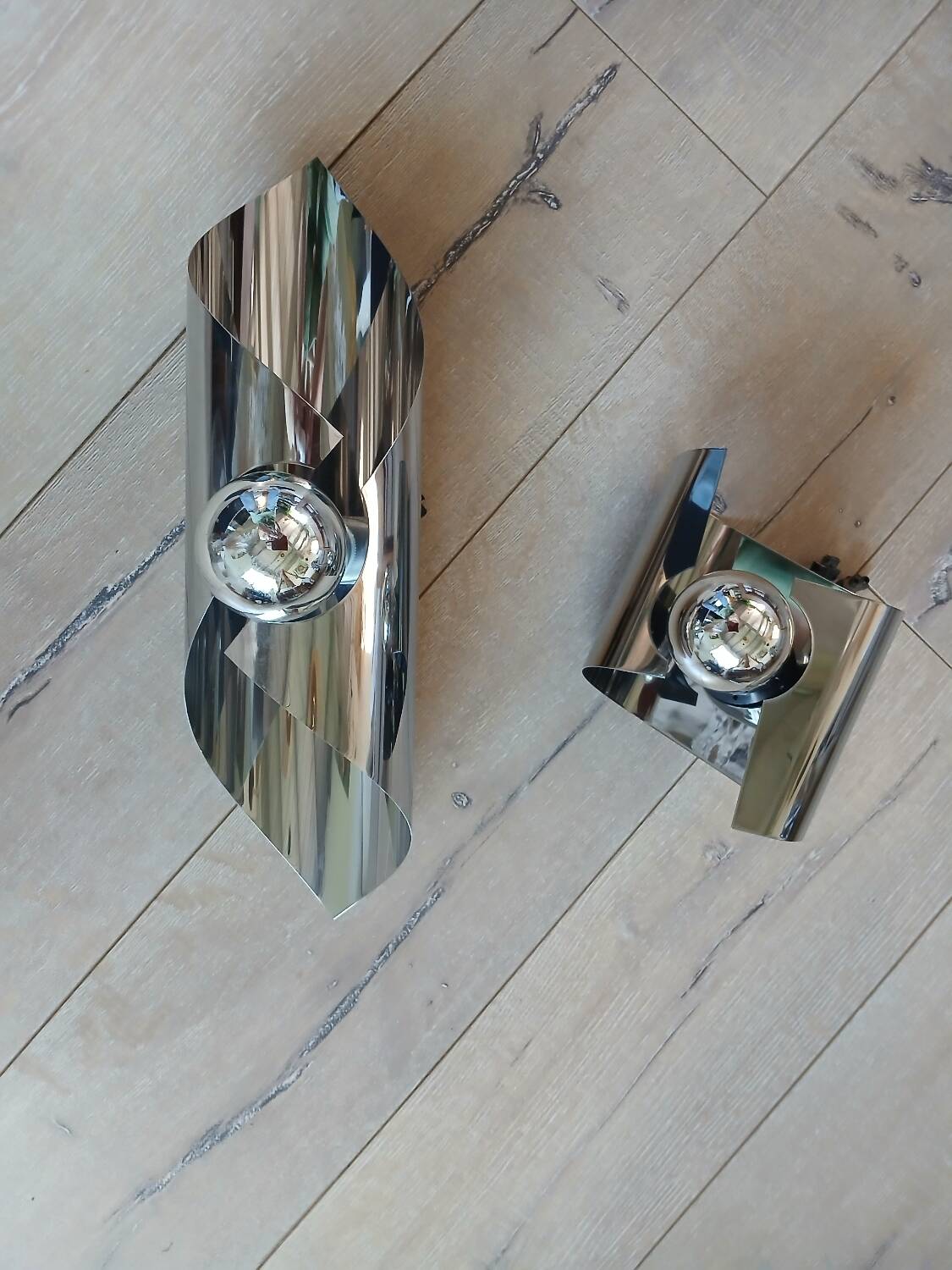 Suspension + 2 wall lights from the 70s