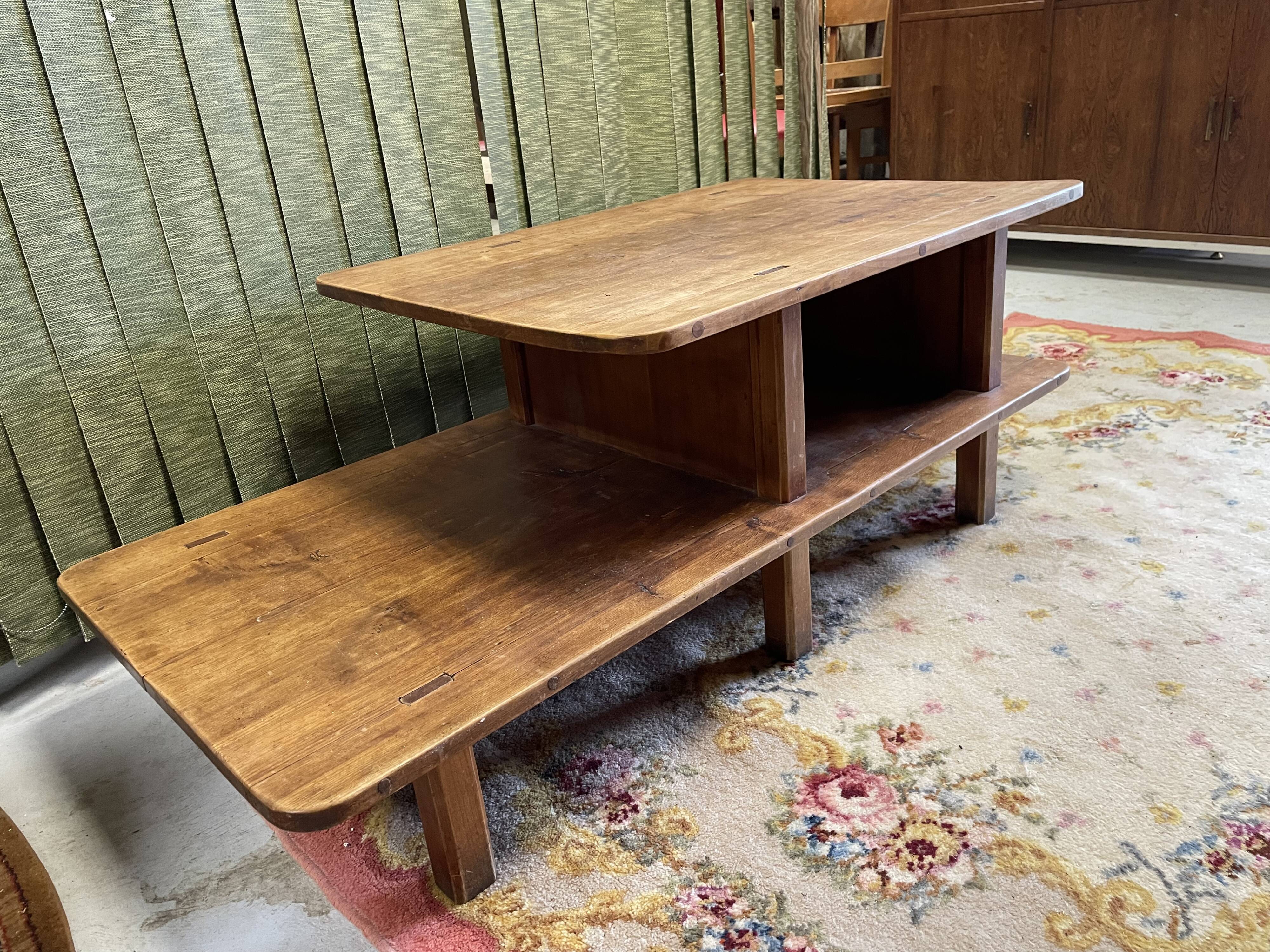 Vintage wood coffee table 50/60