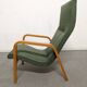 Paire de fauteuils Bow Wood des années 50/60