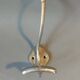Hat hook in silver-plated brass 1940.